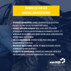 voordelen van een ongevallenverzekering bij Van Dijk Verzekeringen